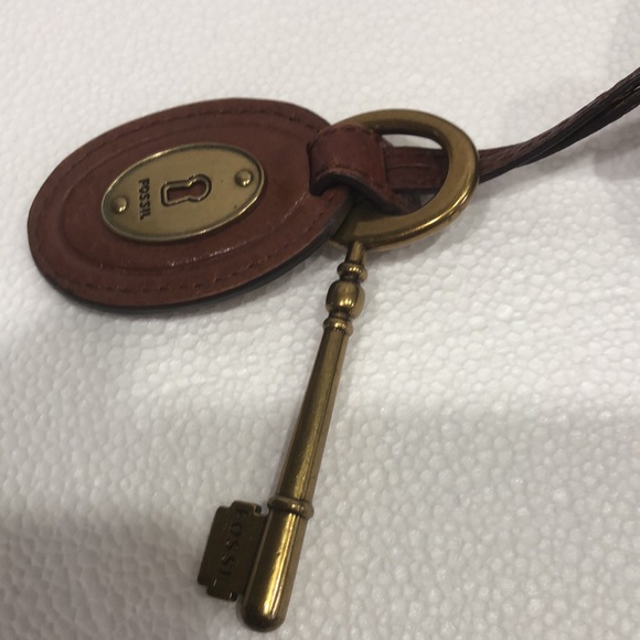 Fossil Brown Leather Crossbody Bag - Picture 5 of 11